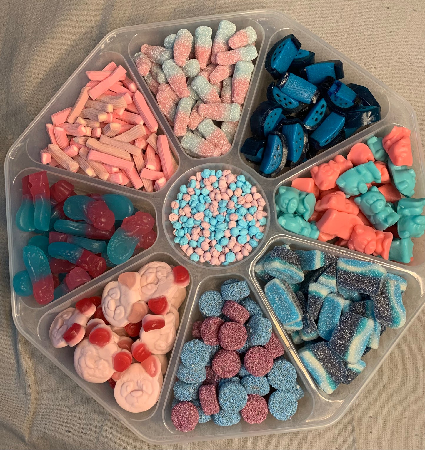 Gender reveal platter