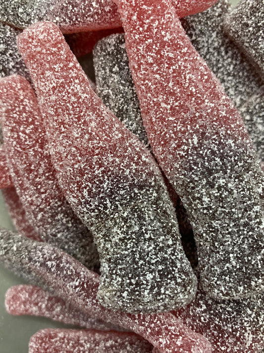 Giant cherry cola bottles 100g